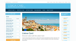 Desktop Screenshot of lisboacard.org