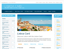 Tablet Screenshot of lisboacard.org